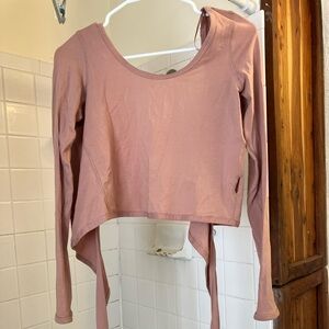 Lululemon It’s a Tie cropped wrap top Size 4